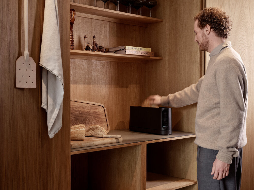 Long Slot brødrister - sort